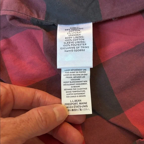 L.L. Bean Signature Chore Coat with Flannel Liner - Picture 3 of 6